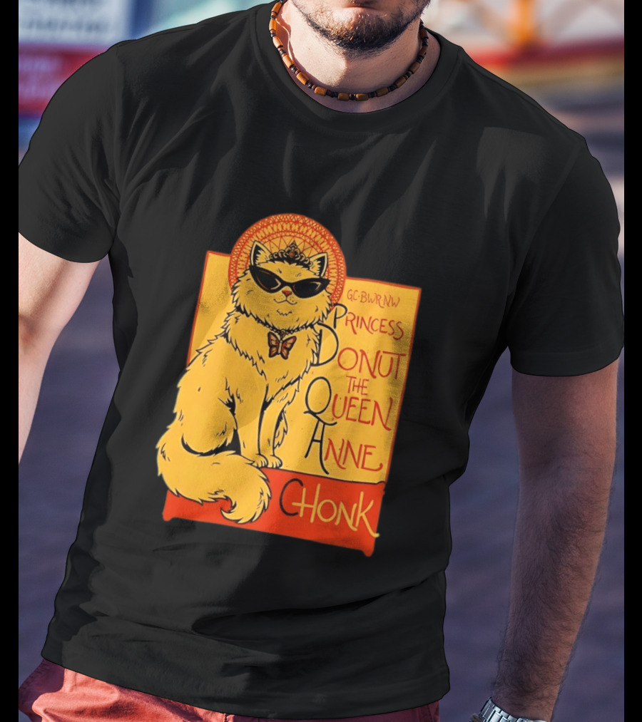 Princess Donut The Queen Anne Chonk Dungeon Crawler Carl Cat T-Shirt