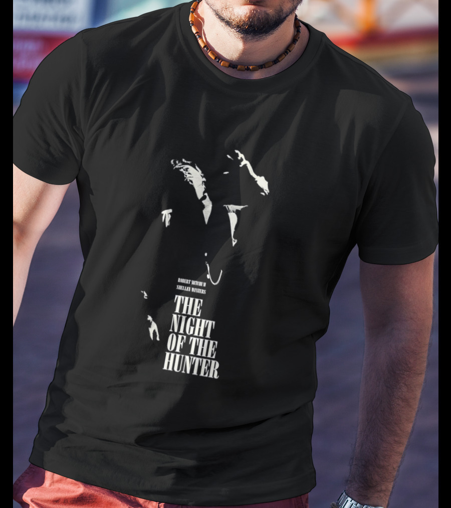 Robert Mitchum Shelley Winters The Night Of The Hunter Classic Cinematic T-Shirt