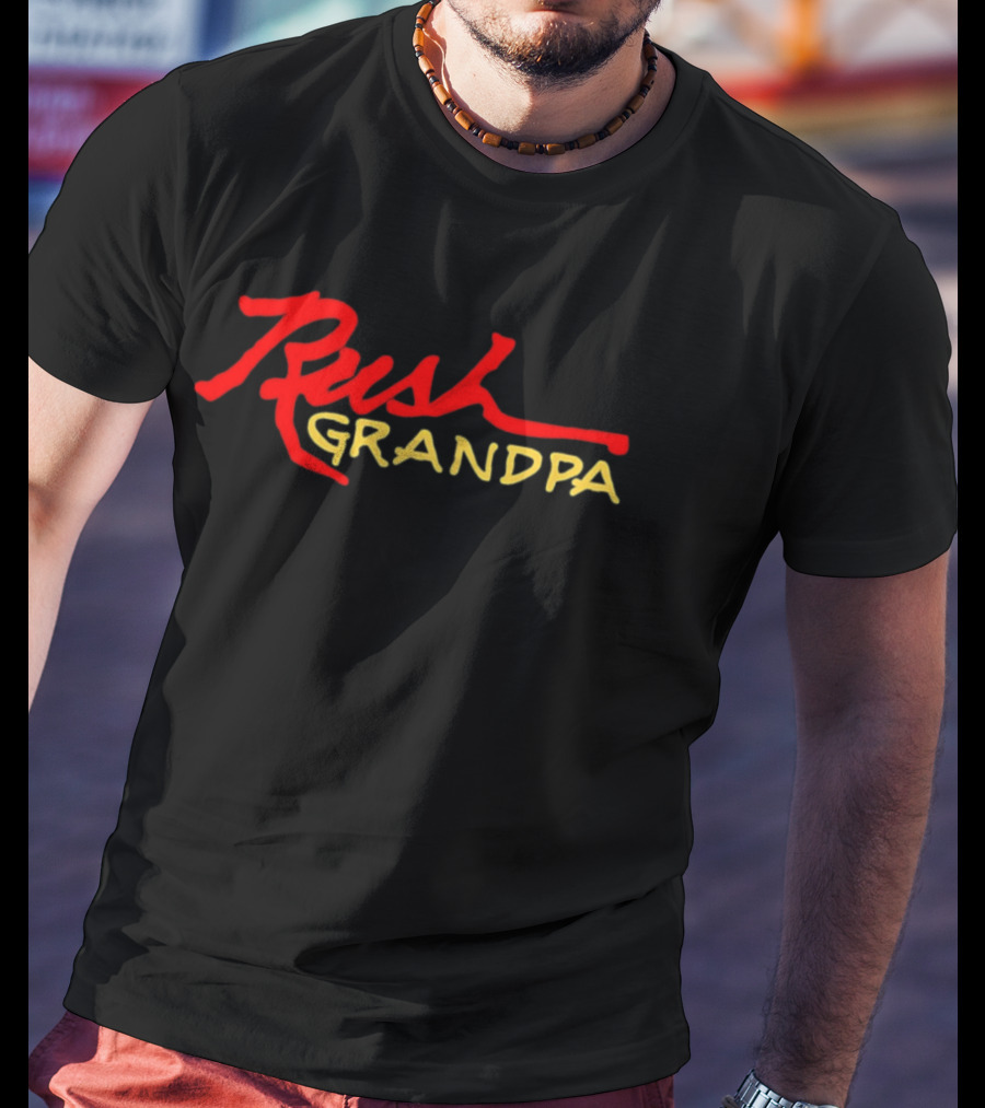 Rush Grandpa Rock Music Grandfather Band Fans T-Shirt