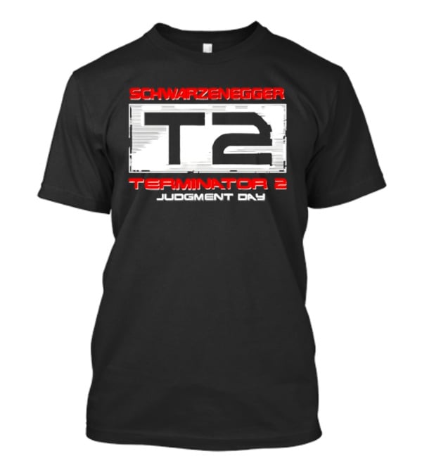 Schwarzenegger T2 Terminator 2 Judgment Day T-Shirt