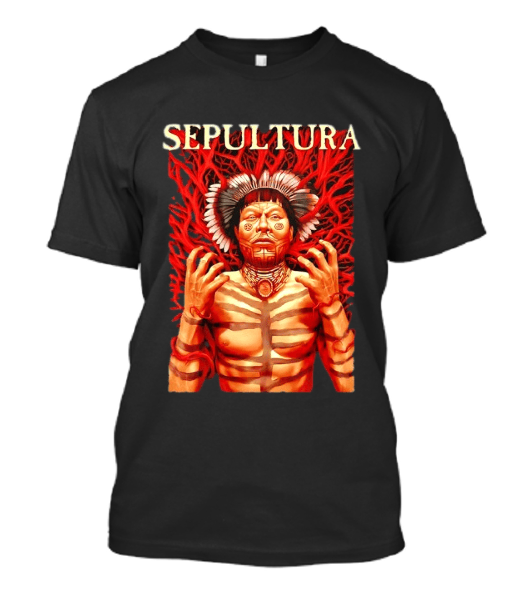 Sepultura Heavy Metal Roots Indigenous T-Shirt