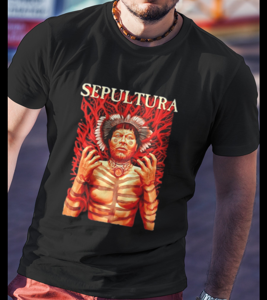 Sepultura Heavy Metal Roots Indigenous T-Shirt