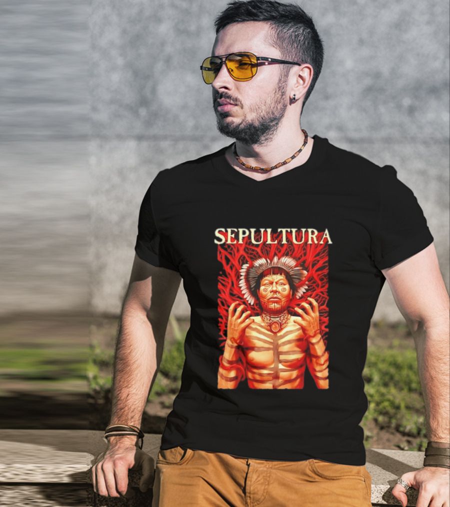 Sepultura Heavy Metal Roots Indigenous T-Shirt