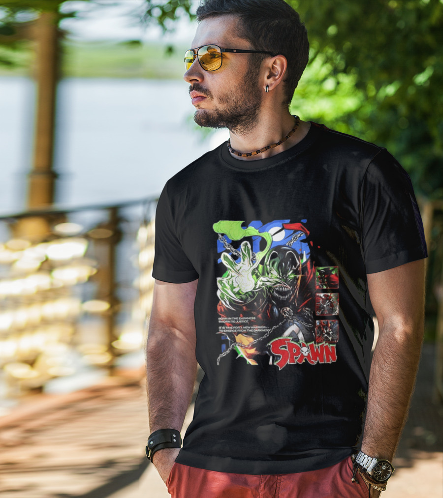 Spawn Born In The Darkness Sworn To Justice New Warrior Emerges T-Shirt