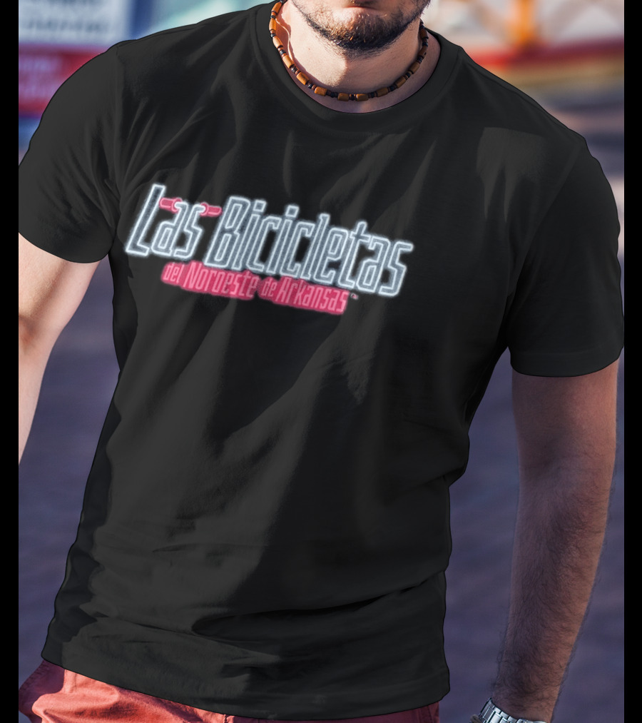 Las Bicicletas Del Noroeste De Arkansas Neon T-Shirt