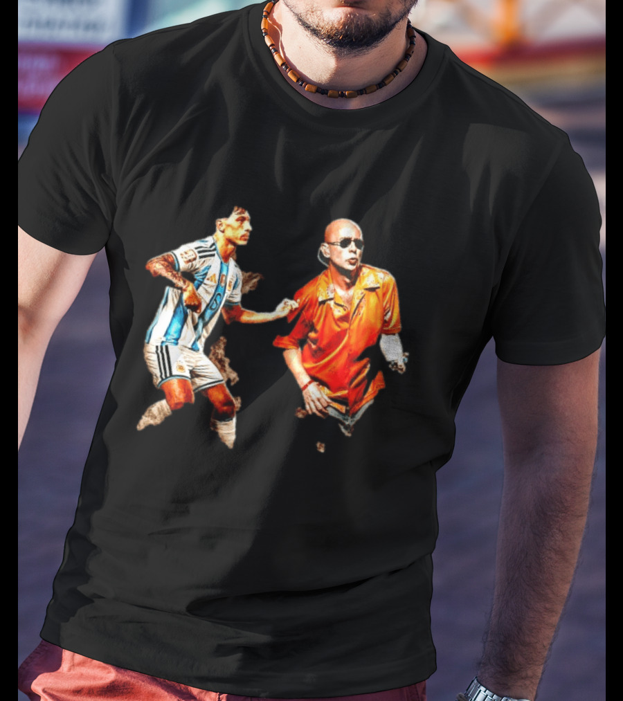 Lisandro Martinez Argentina Jersey Carlos Indio Solari T-Shirt