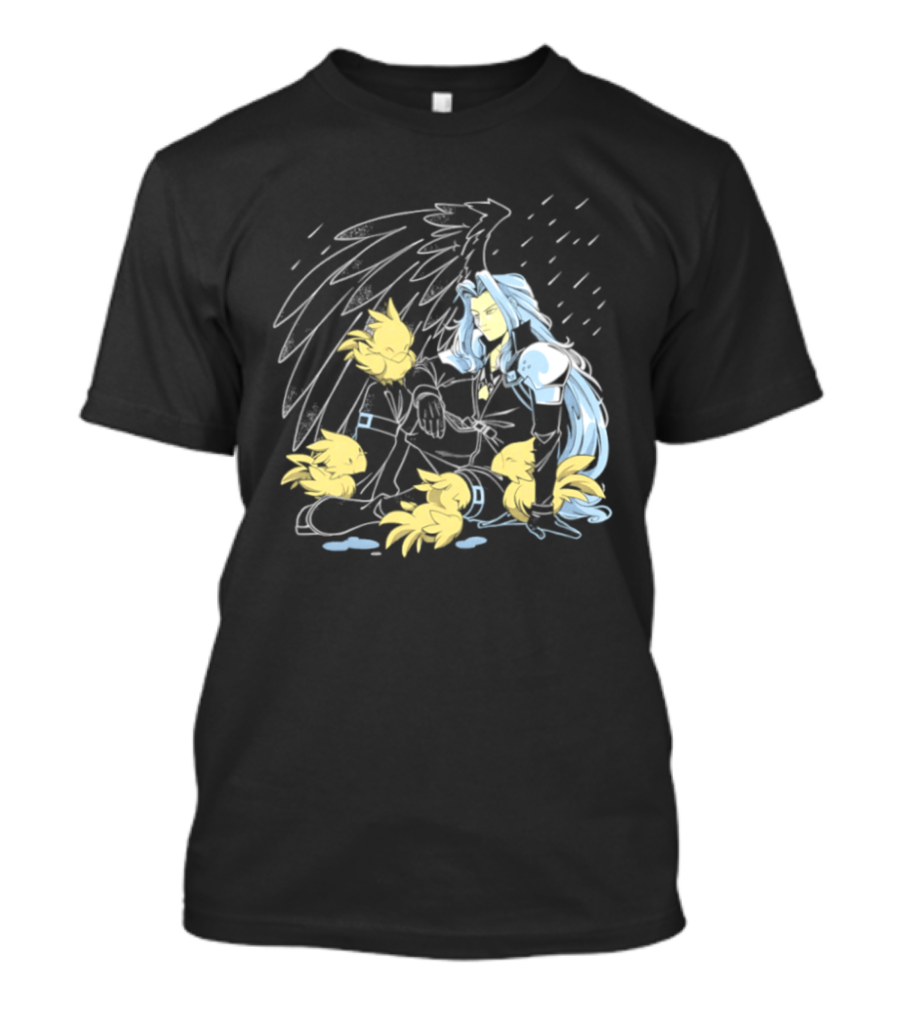 One Wing Bird Lover Chocobo Final Fantasy Fan T-Shirt