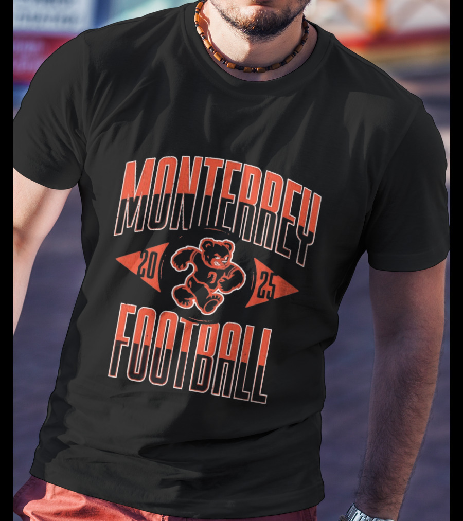 Monterrey Football Osos 2025 Vintage Distressed Bear T-Shirt