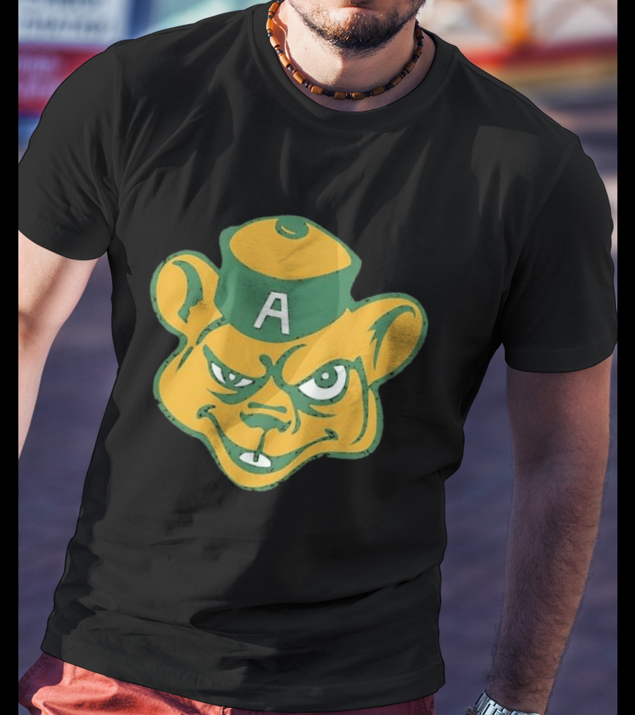Angry Bear A Logo Vintage Cartoon T-Shirt