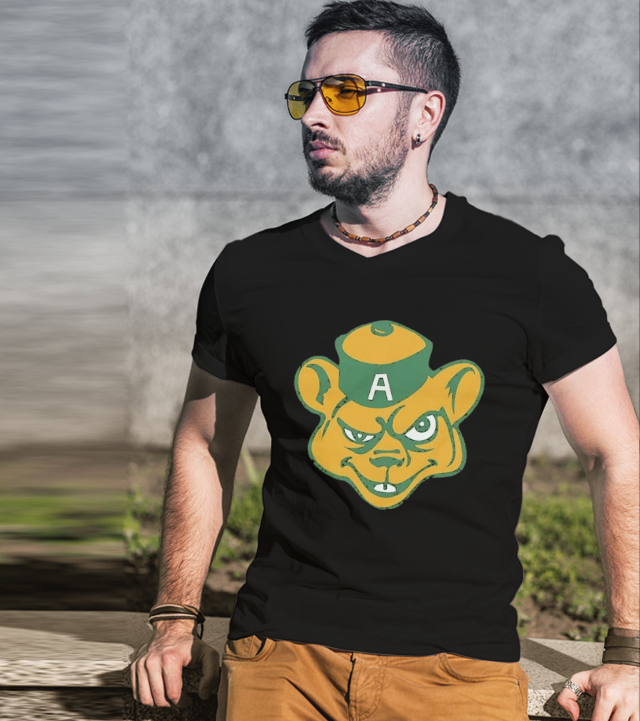 Angry Bear A Logo Vintage Cartoon T-Shirt