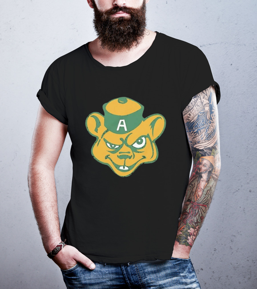Angry Bear A Logo Vintage Cartoon T-Shirt