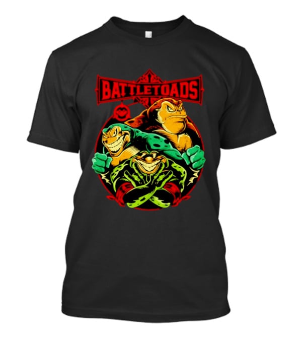 Battletoads Trio Rash Zitz Pimple Retro Gaming Legends T-Shirt