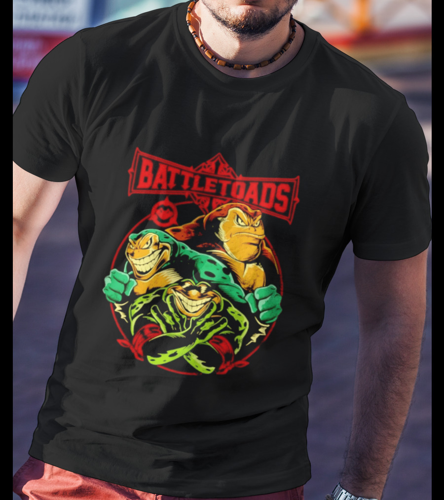Battletoads Trio Rash Zitz Pimple Retro Gaming Legends T-Shirt
