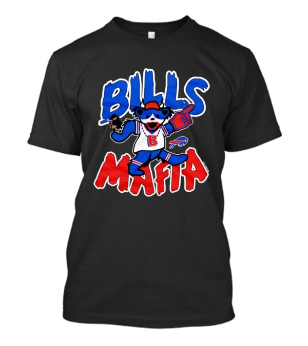 Buffalo Bills Mafia Grateful Dead Bear BILLS MAFIA T-Shirt