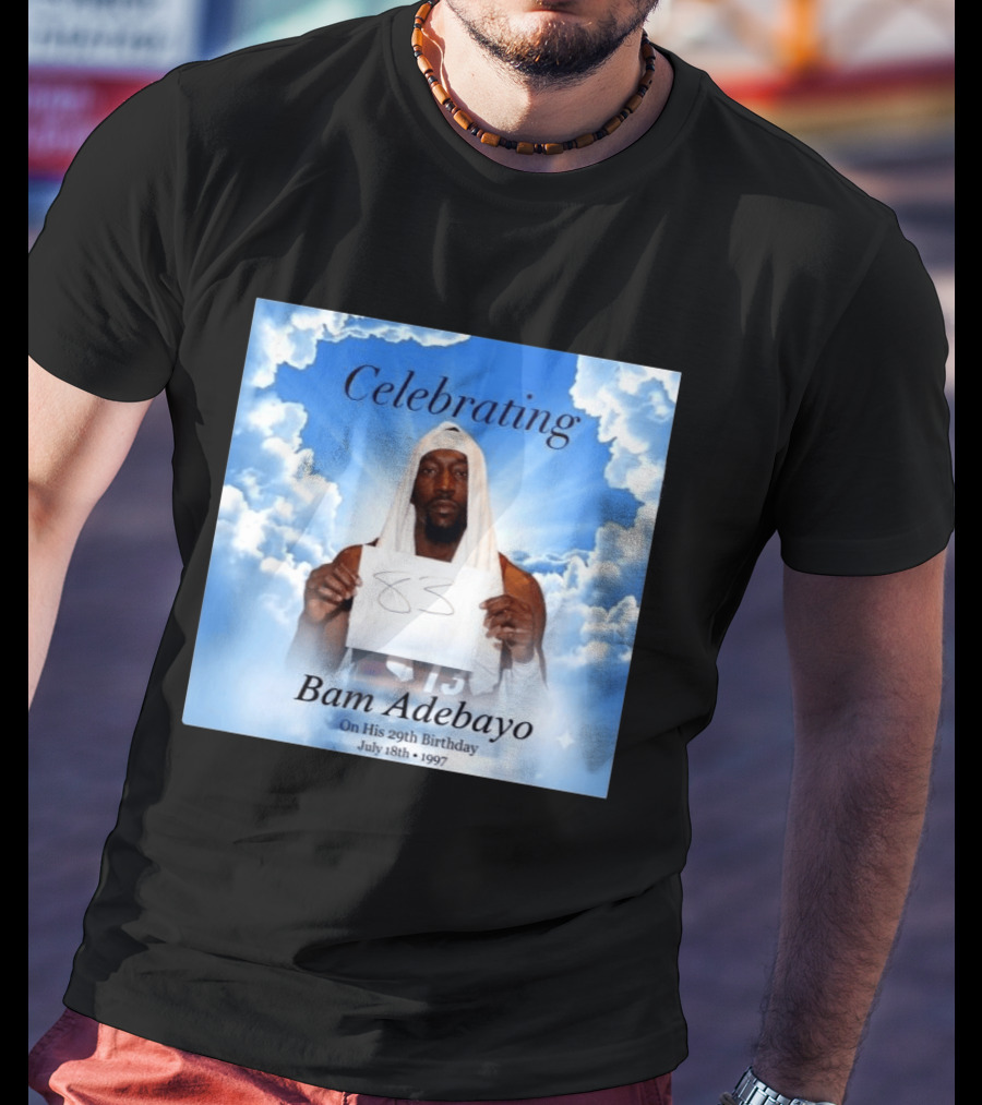 Celebrating Bam Adebayo 83 On His 29th Birthday July 18th 1997 T-Shirt