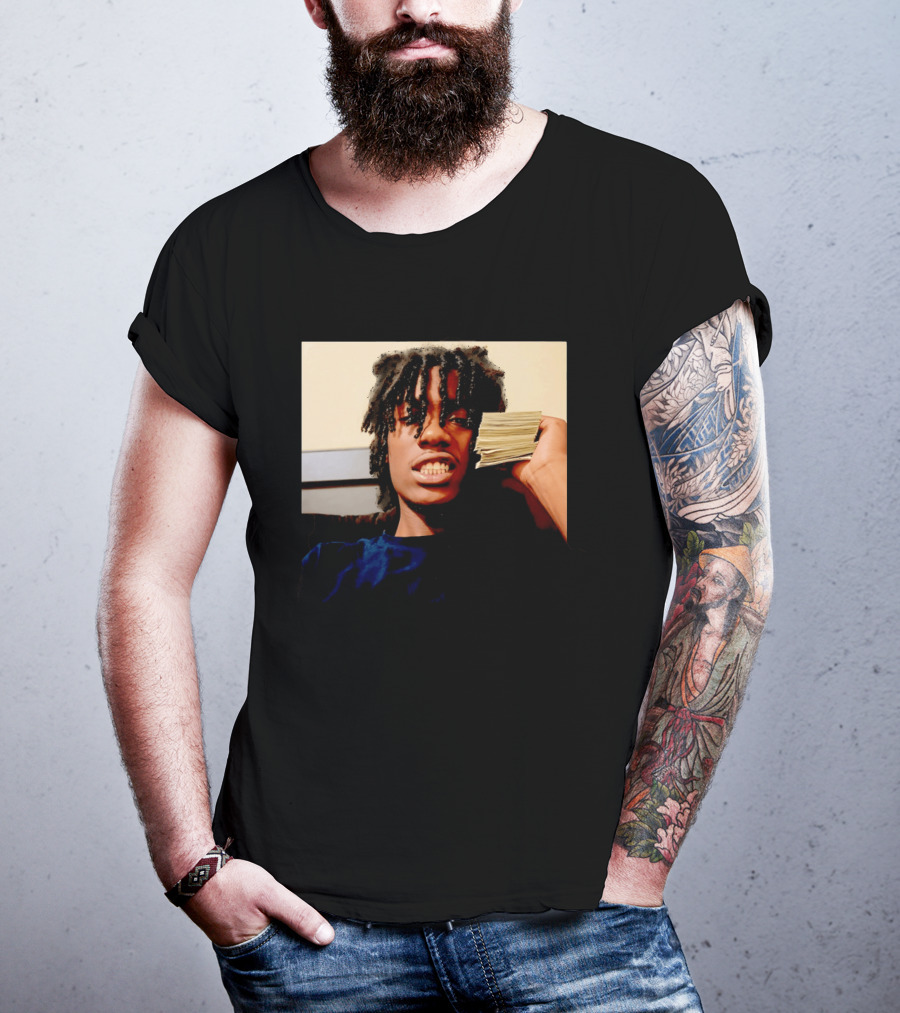 Lil Double 0 Rapper Hip Hop Money Stack Pose T-Shirt