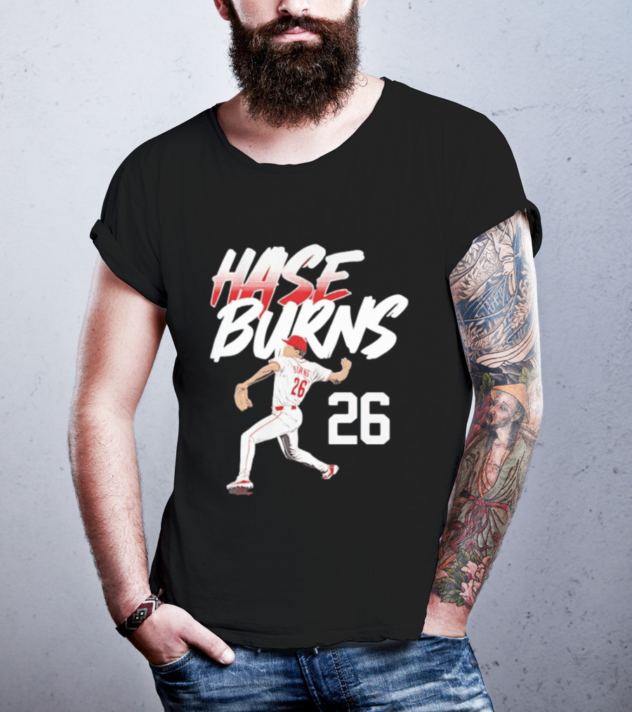 Chase Burns Cincinnati Reds Baseball Ace Number 26 T-Shirt
