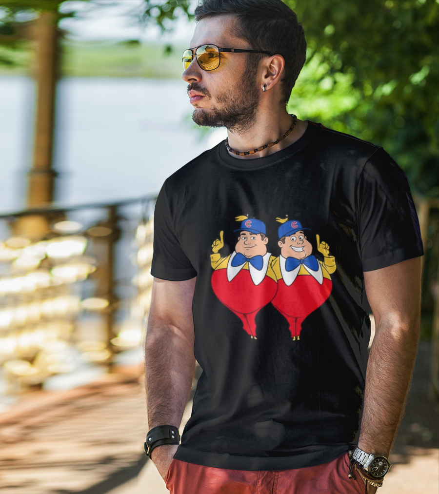 Tweedle Dee And Tweedle Dum C Cap Fanatics T-Shirt
