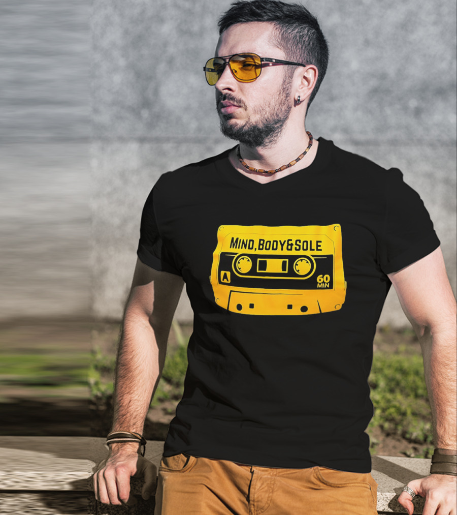 Mind Body & Sole Cassette Tape 60 Min Music T-Shirt