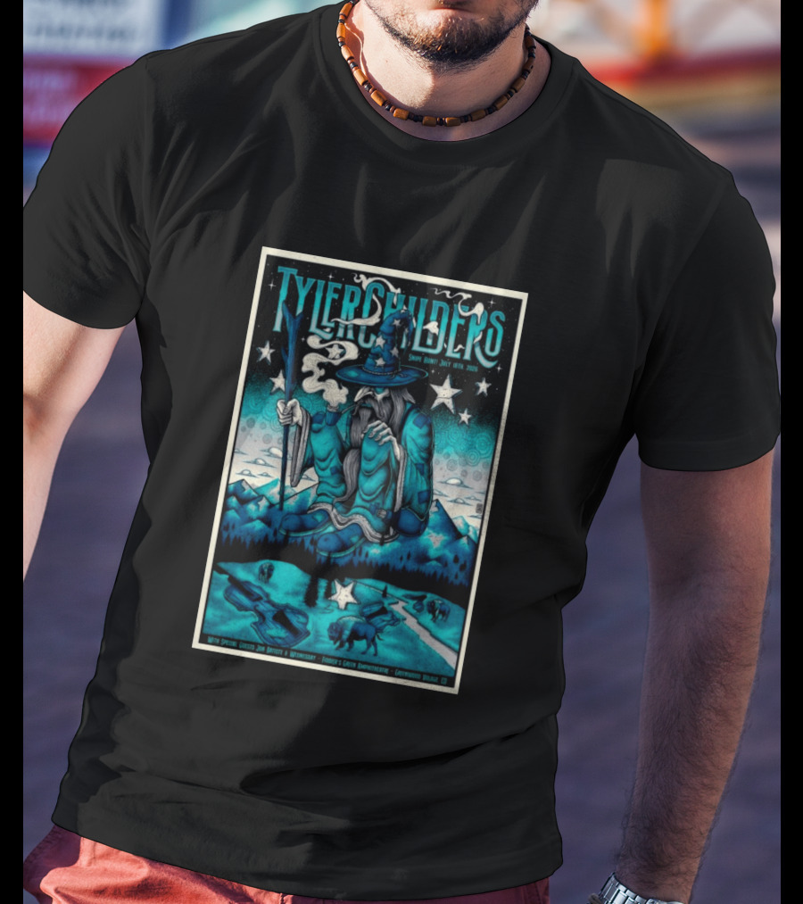 Tyler Childers Snipe Hunt July 18th 2026 Fiddler's Green Amphitheatre Greenwood Village CO T-Shirt