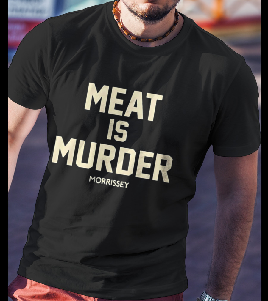 Meat Is Murder Morrissey The Smiths Alternative Rock T-Shirt