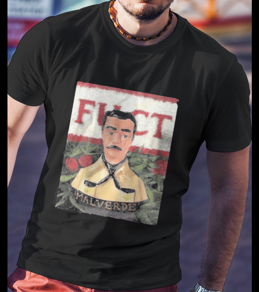 Fuct Malverde Red Roses T-Shirt