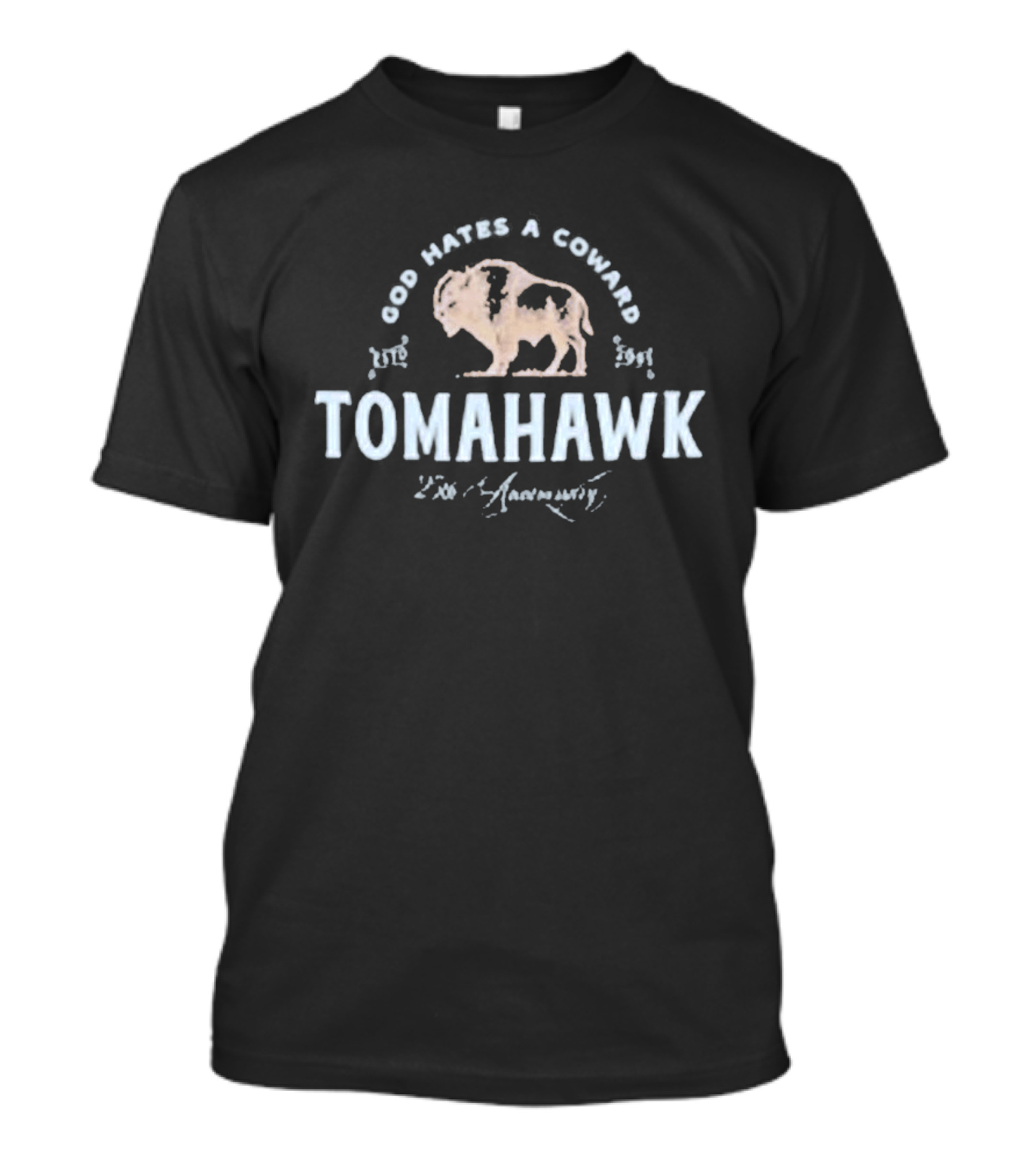 Tomahawk US Tour 2026 God Hates A Coward 25th Anniversary Buffalo T-Shirt