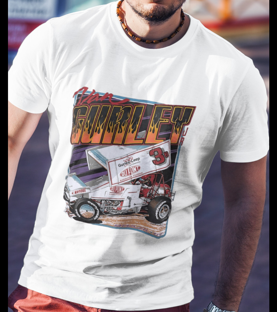 Van Gurley Jr 3B Gurley Leep Motorsports DuPont Sprint Car Racing Kendall T-Shirt