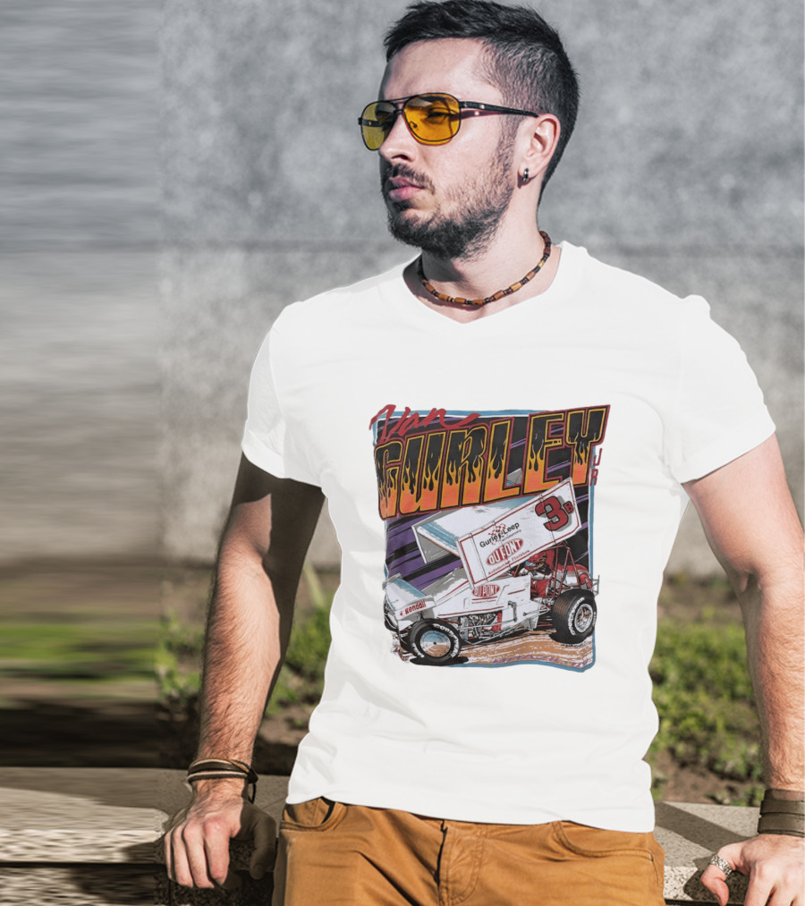 Van Gurley Jr 3B Gurley Leep Motorsports DuPont Sprint Car Racing Kendall T-Shirt