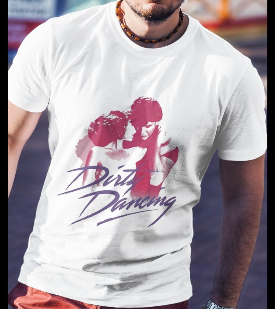 Dirty Dancing Patrick Swayze Jennifer Grey Romantic Lift Scene T-Shirt