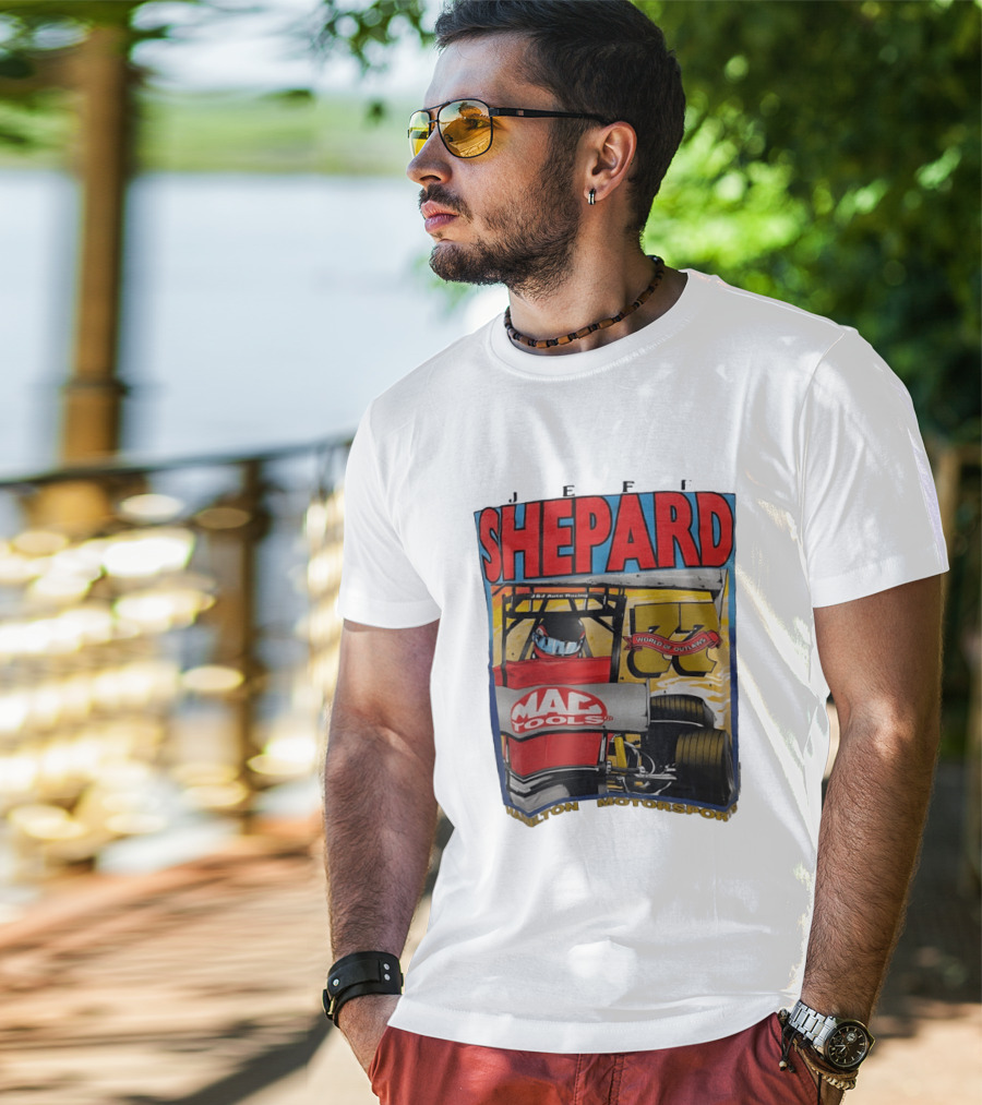 Jeff Shepard Mac Tools World Of Outlaws Racing Hamilton Motorsports T-Shirt