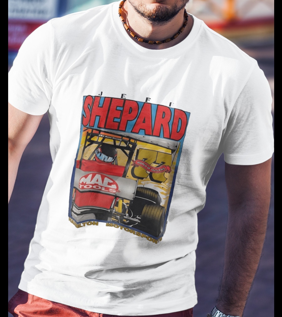 Jeff Shepard Mac Tools World Of Outlaws Racing Hamilton Motorsports T-Shirt