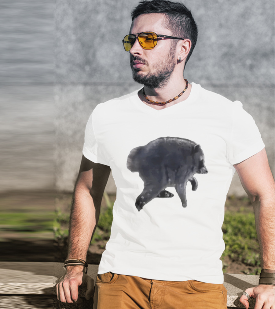 Jimothy Club Basic Bear Walking T-Shirt