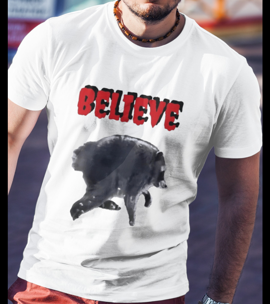 Jimothy Club Believe Raccoon T-Shirt
