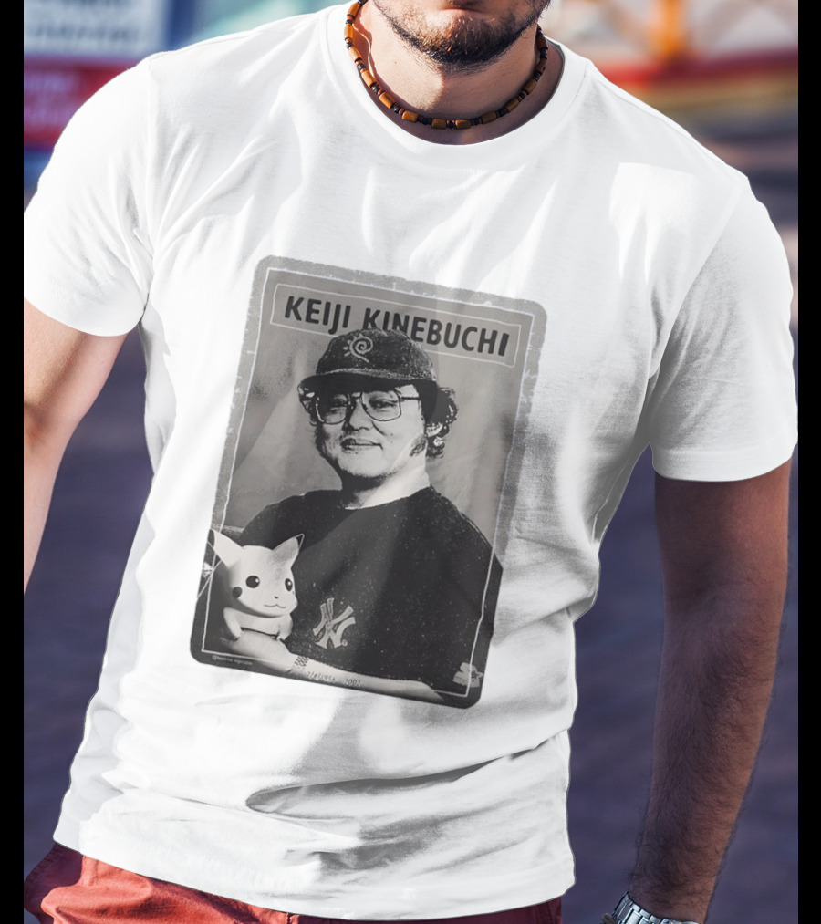 KEIJI KINEBUCHI Memorial 1956 2002 Pikachu NY Yankees Hat T-Shirt