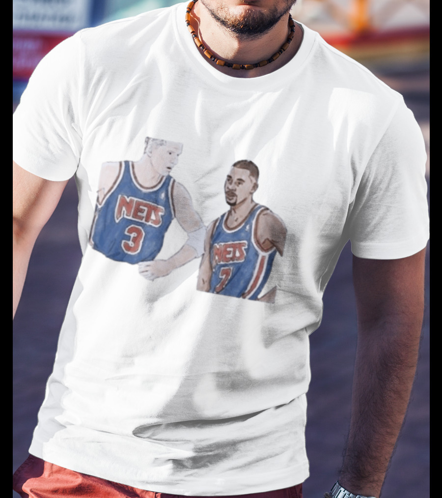 Kenny Anderson And Dražen Petrović Nets 3 And 7 Jerseys T-Shirt