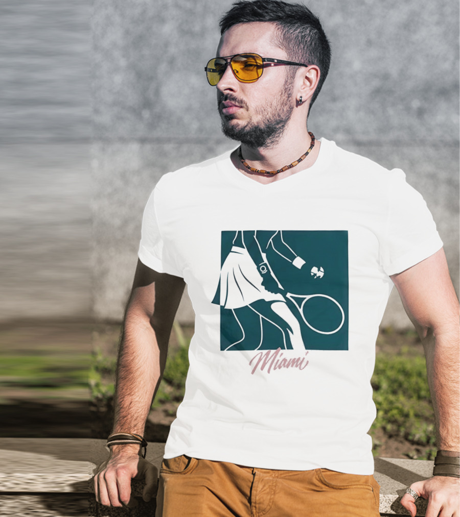 Miami Tennis Player T-Shirt