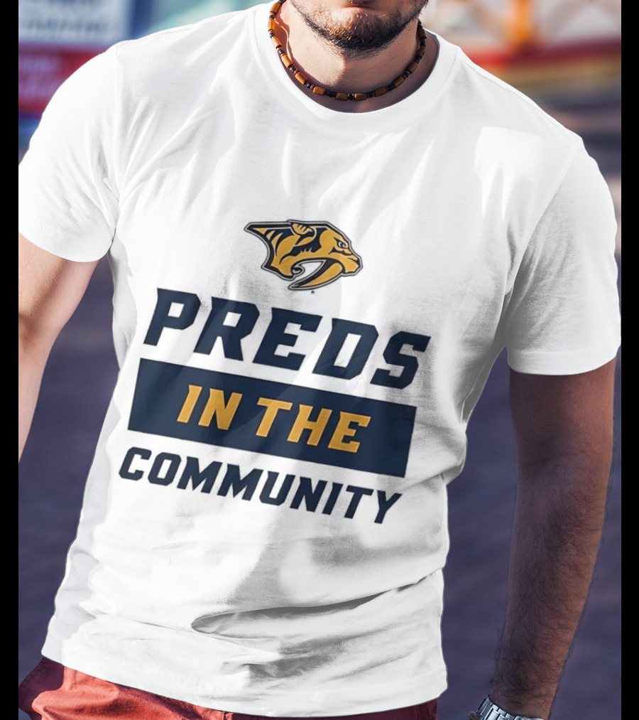 Nashville Predators Preds In The Community T-Shirt