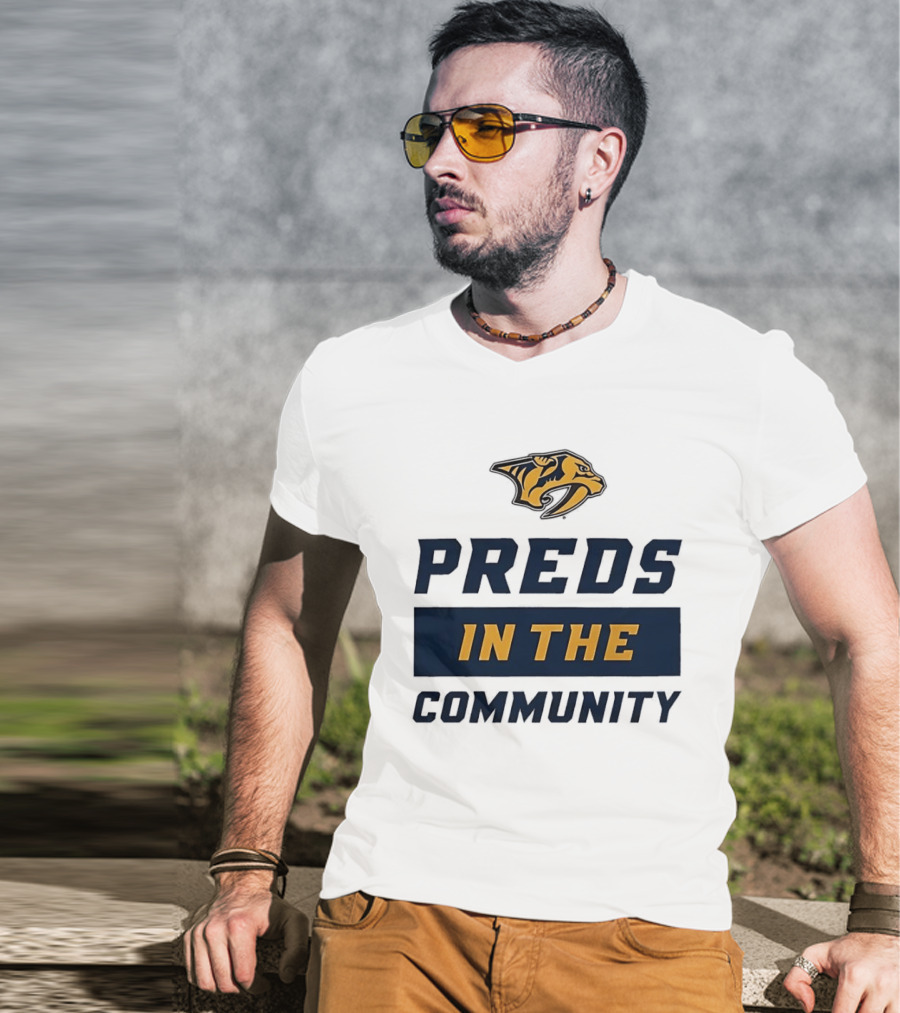 Nashville Predators Preds In The Community T-Shirt