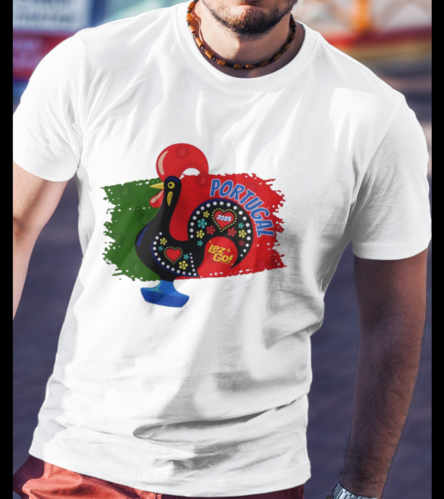 Portugal 2025 Lez Go Galo De Barcelos Rooster T-Shirt