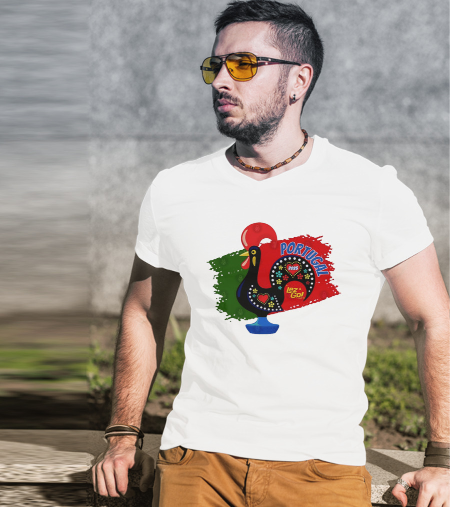 Portugal 2025 Lez Go Galo De Barcelos Rooster T-Shirt