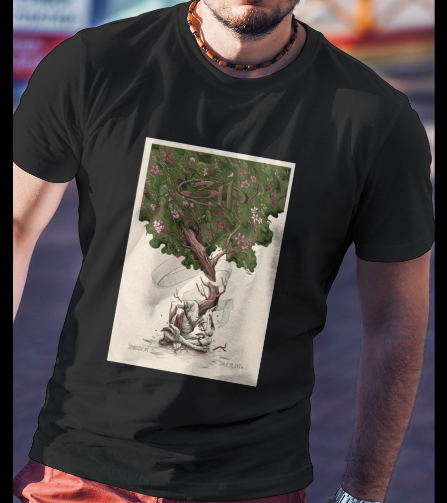 311 Syracuse NY July 19 2026 Tree And Blossoms Tour T-Shirt