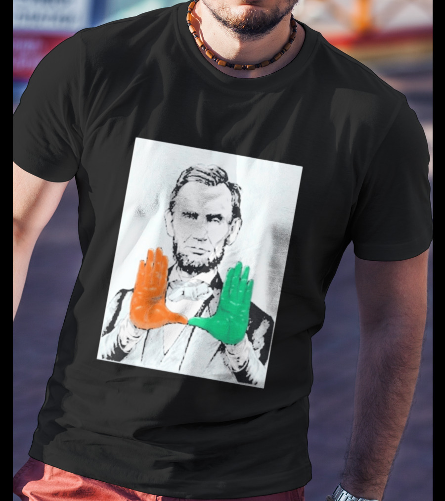 Abraham Lincoln Miami Hurricanes U Hands T-Shirt