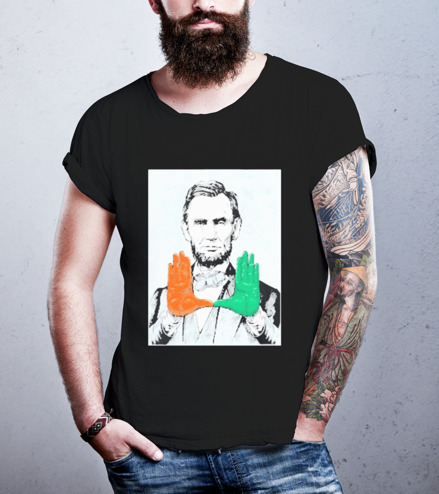 Abraham Lincoln Miami Hurricanes U Hands T-Shirt