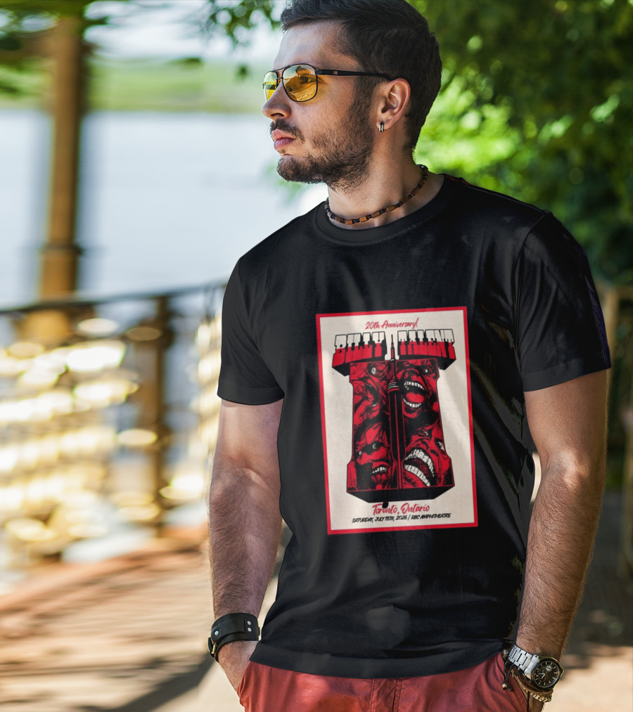 Billy Talent 20th Anniversary Toronto Ontario July 18 2026 T-Shirt