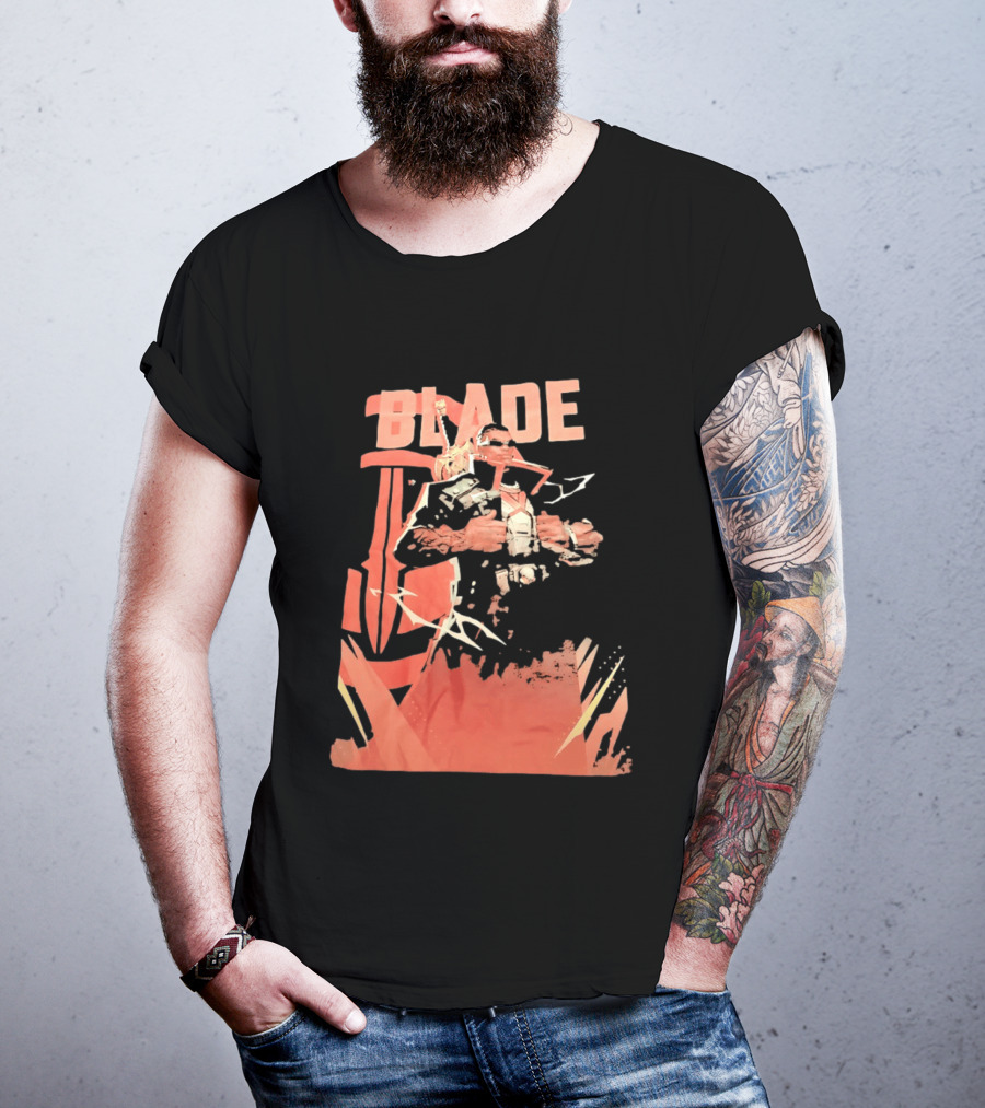 Blade Marvel Comic Vampire Hunter T-Shirt
