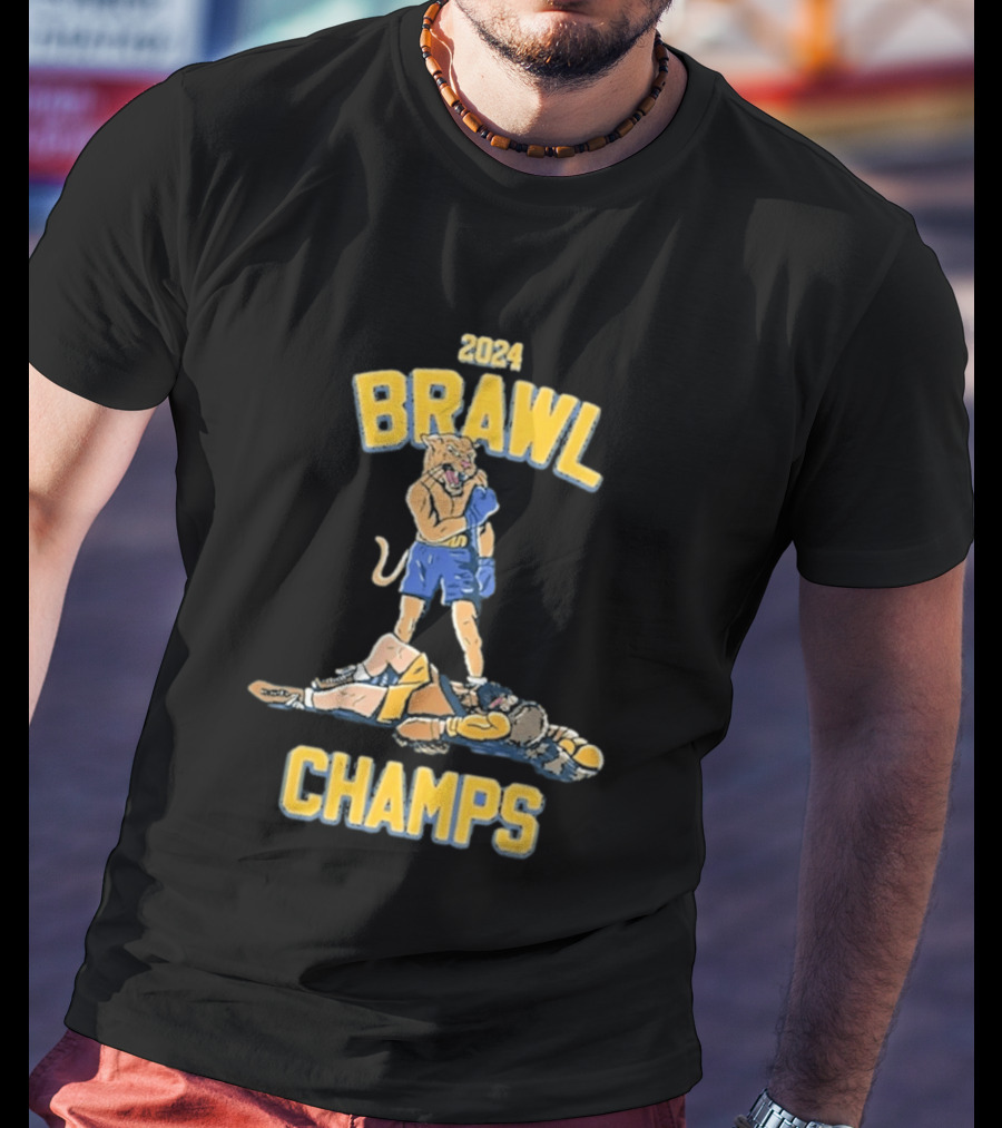 2024 Brawl Champs Boxing Cat Victory T-Shirt