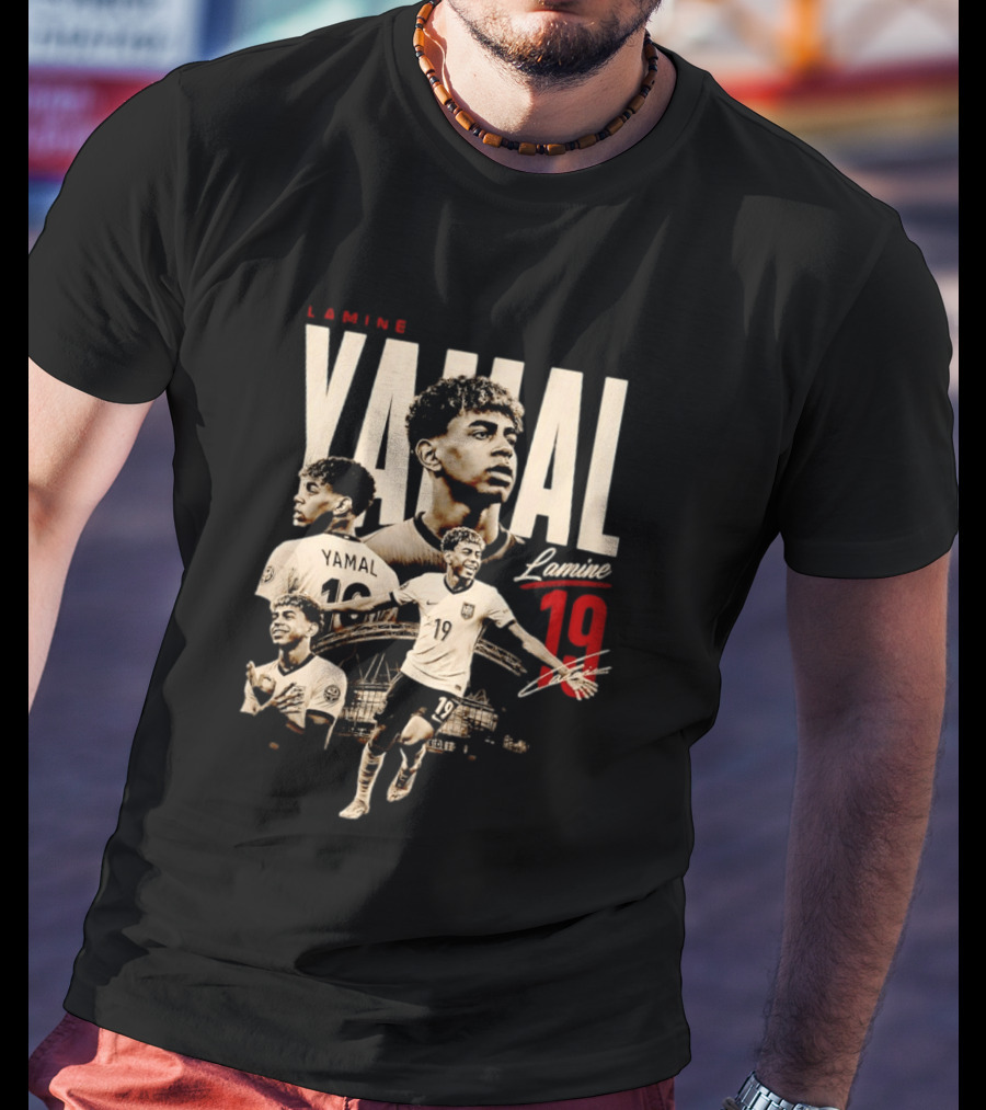 Lamine Yamal 19 Spain National Team T-Shirt