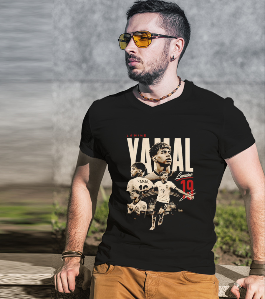 Lamine Yamal 19 Spain National Team T-Shirt