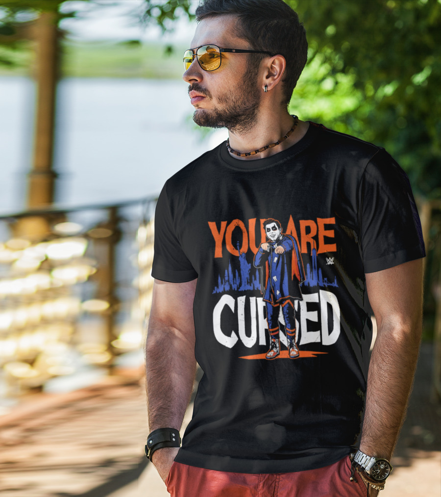 Danhausen WWE NYC You Are Cursed Skyline T-Shirt